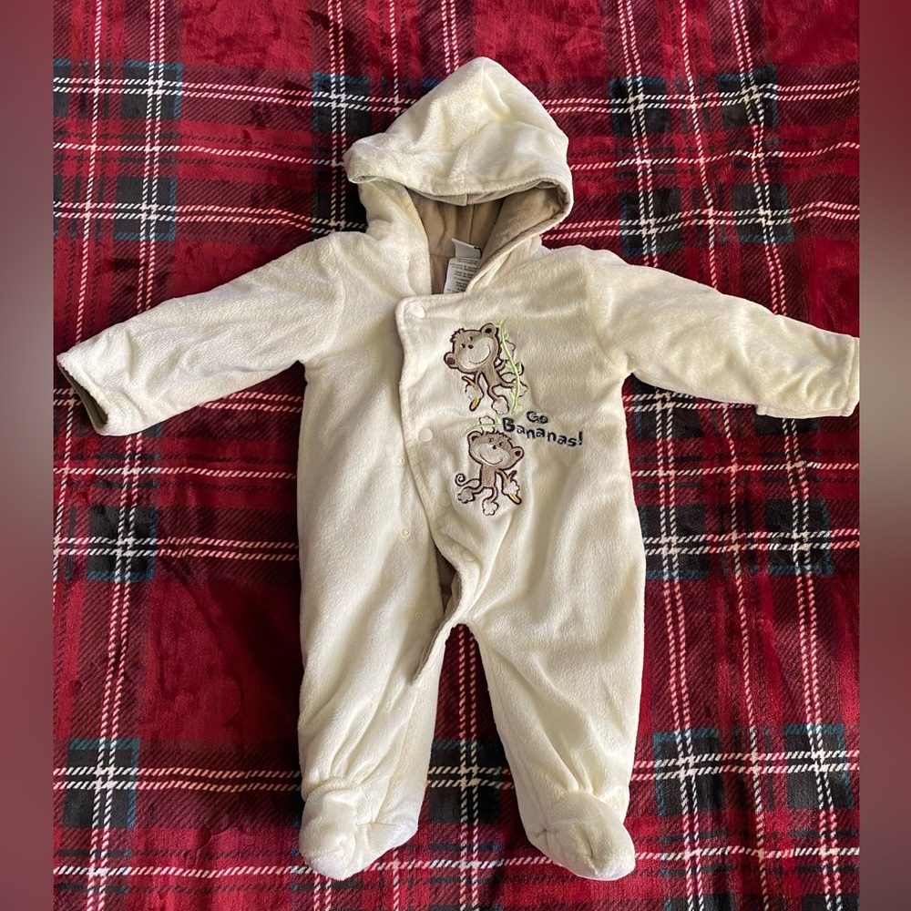 Baby Boy Monkey Sherpa